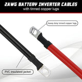 2 AWG copper battery inverter cable 1ft — view 4