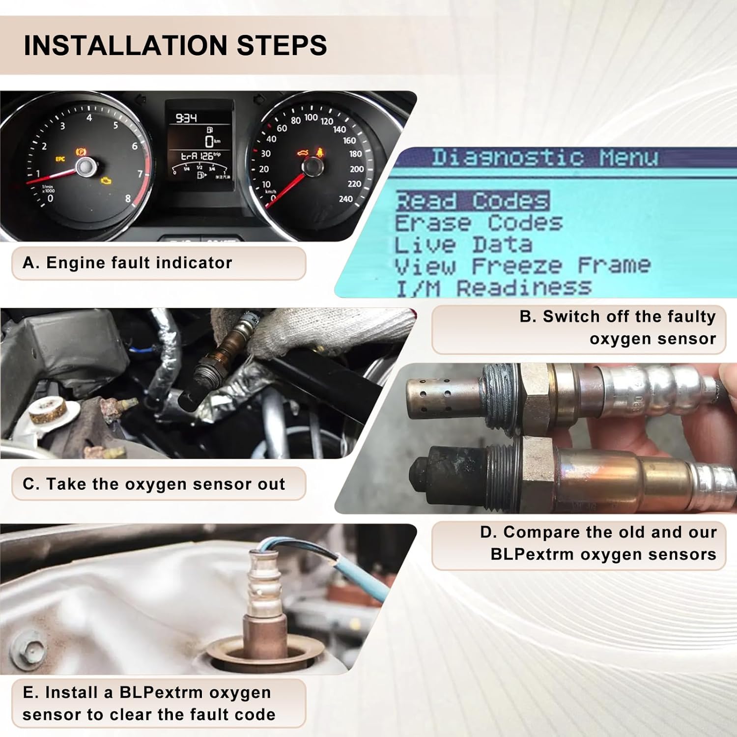 Oxygen O2 sensor Chrysler Dodge Jeep — view 8