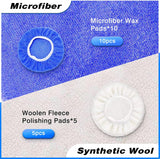 Car polisher pad bonnet 15 pack — view 4