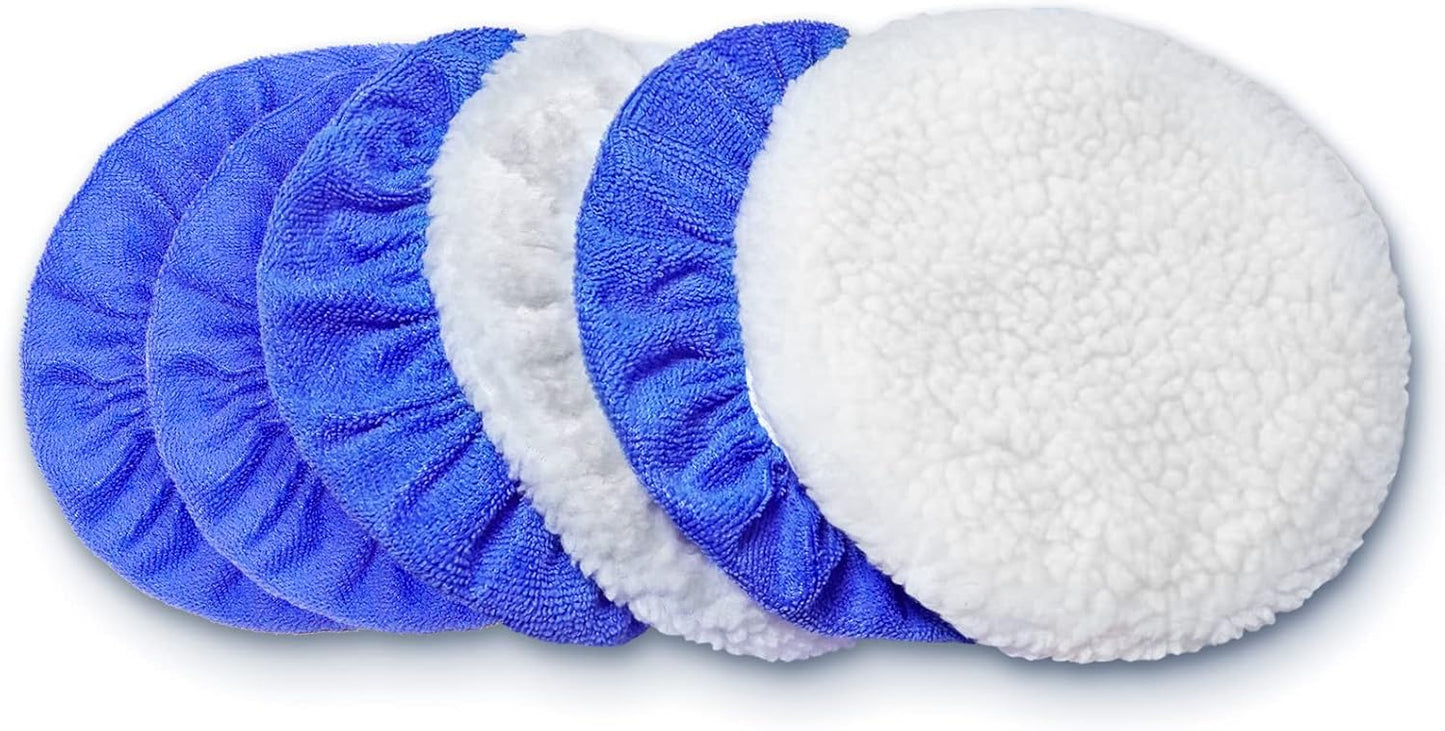 Car polisher pad bonnet 15 pack — view 7