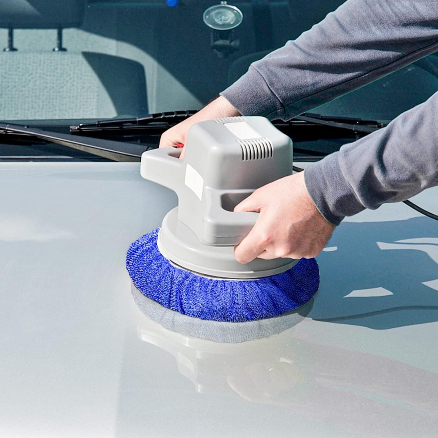 Car polisher pad bonnet 15 pack — view 8