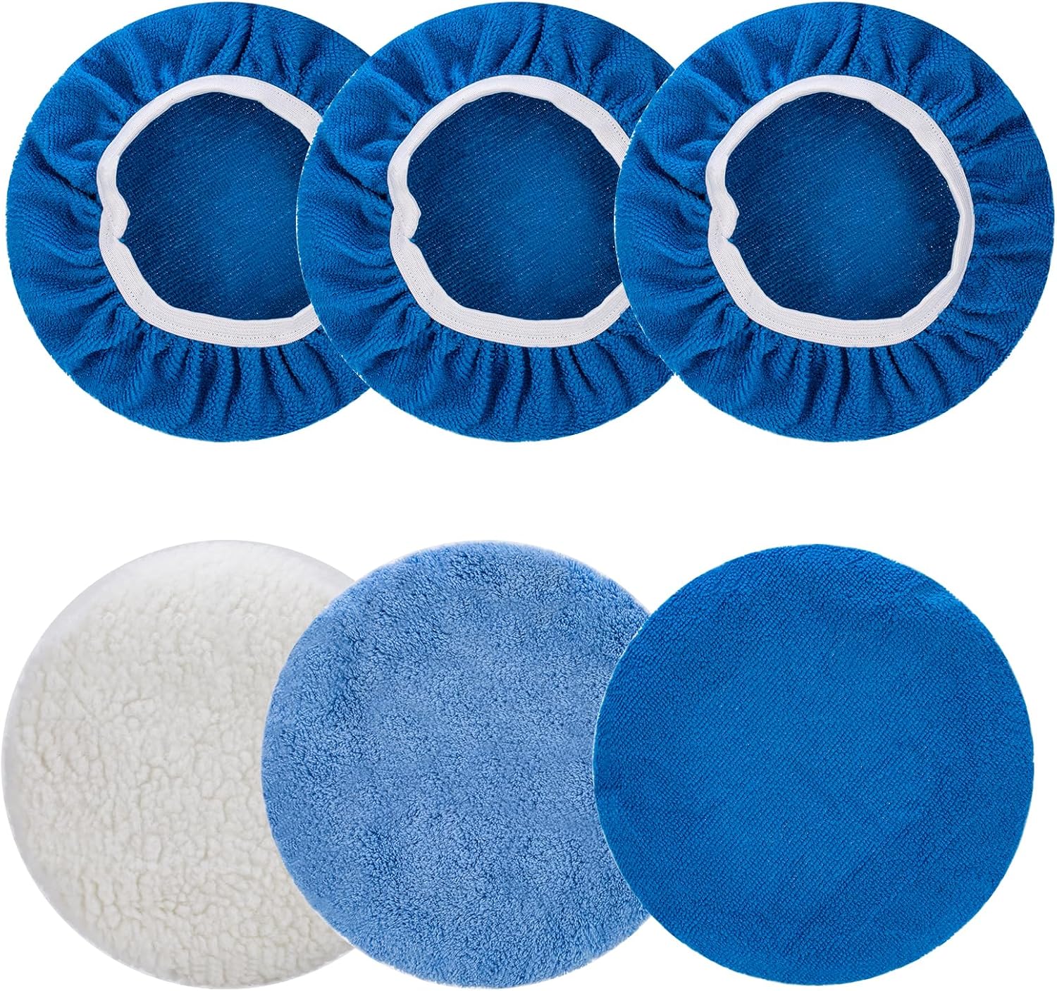 Car polishing buffing pad 10 inch 6 pack — view 2