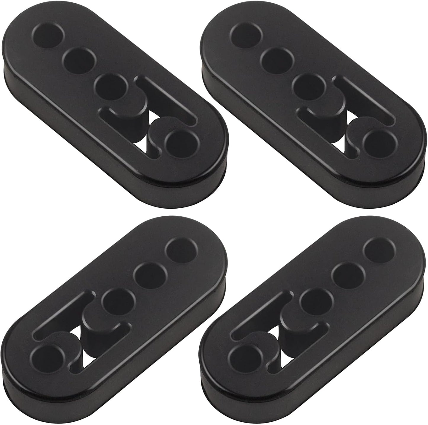Rubber exhaust hanger 4 pack — view 2