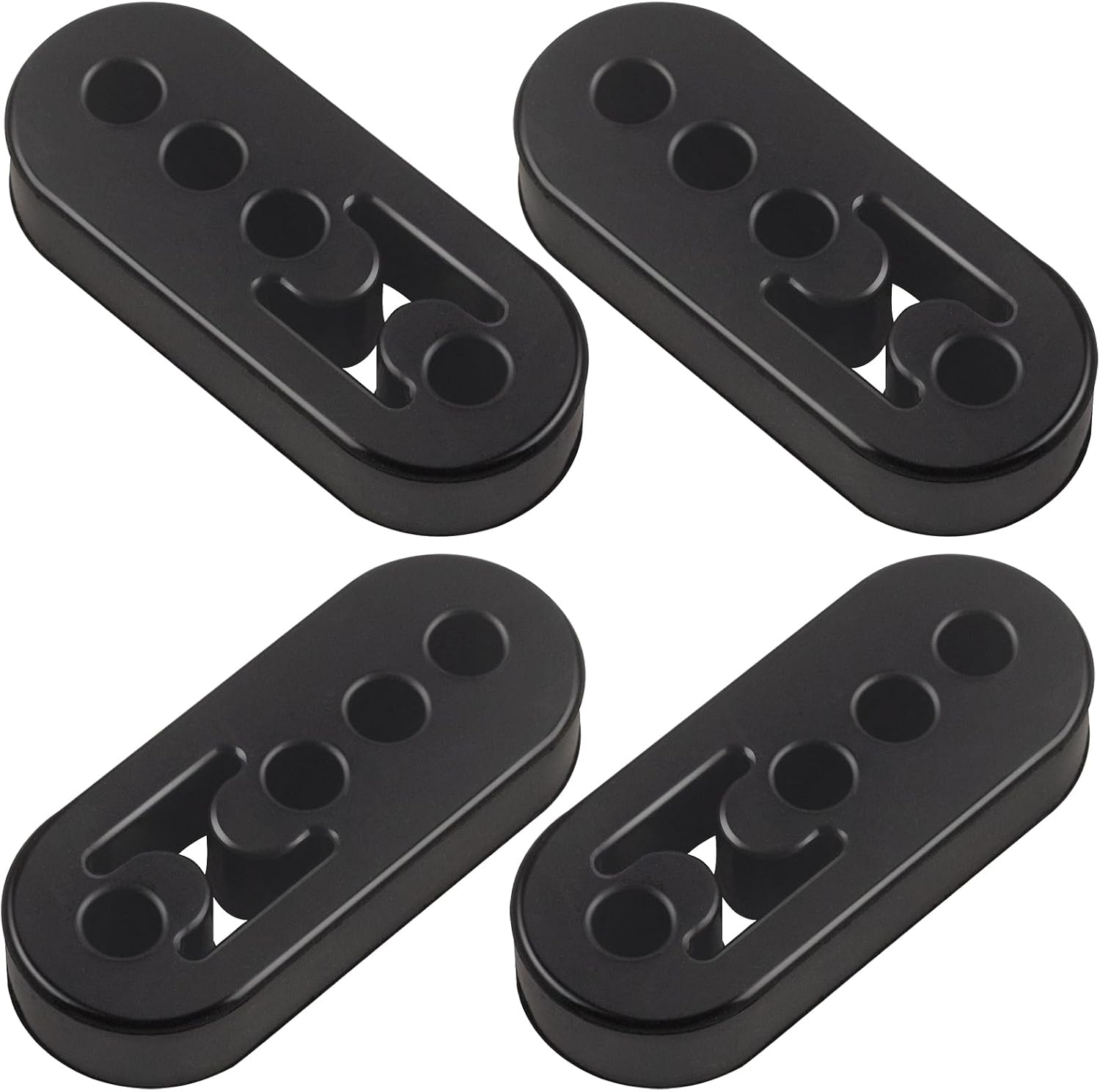Rubber exhaust hanger 4 pack — view 2
