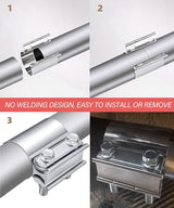Zlirfy stainless steel exhaust clamp 2.5 inch — view 6