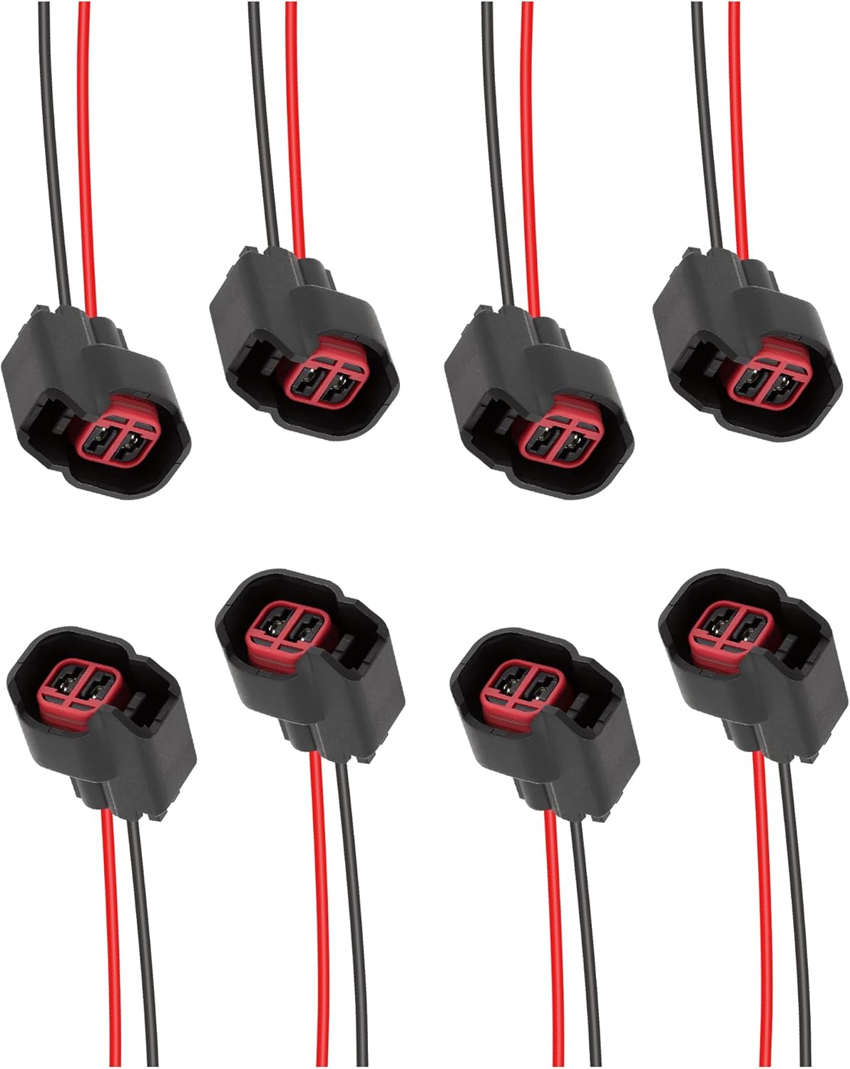Fuel injector connector pigtail 8 pack — view 2