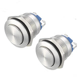 19mm momentary push button switch 2 pack — view 2