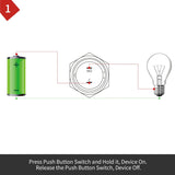 19mm momentary push button switch 2 pack — view 7