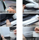 Transparent car door edge guard strip 33ft — view 8