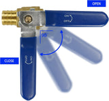 3/4 inch PEX brass shut off ball valve 2 pack — view 4