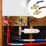 3/4 inch PEX brass shut off ball valve 2 pack — view 8