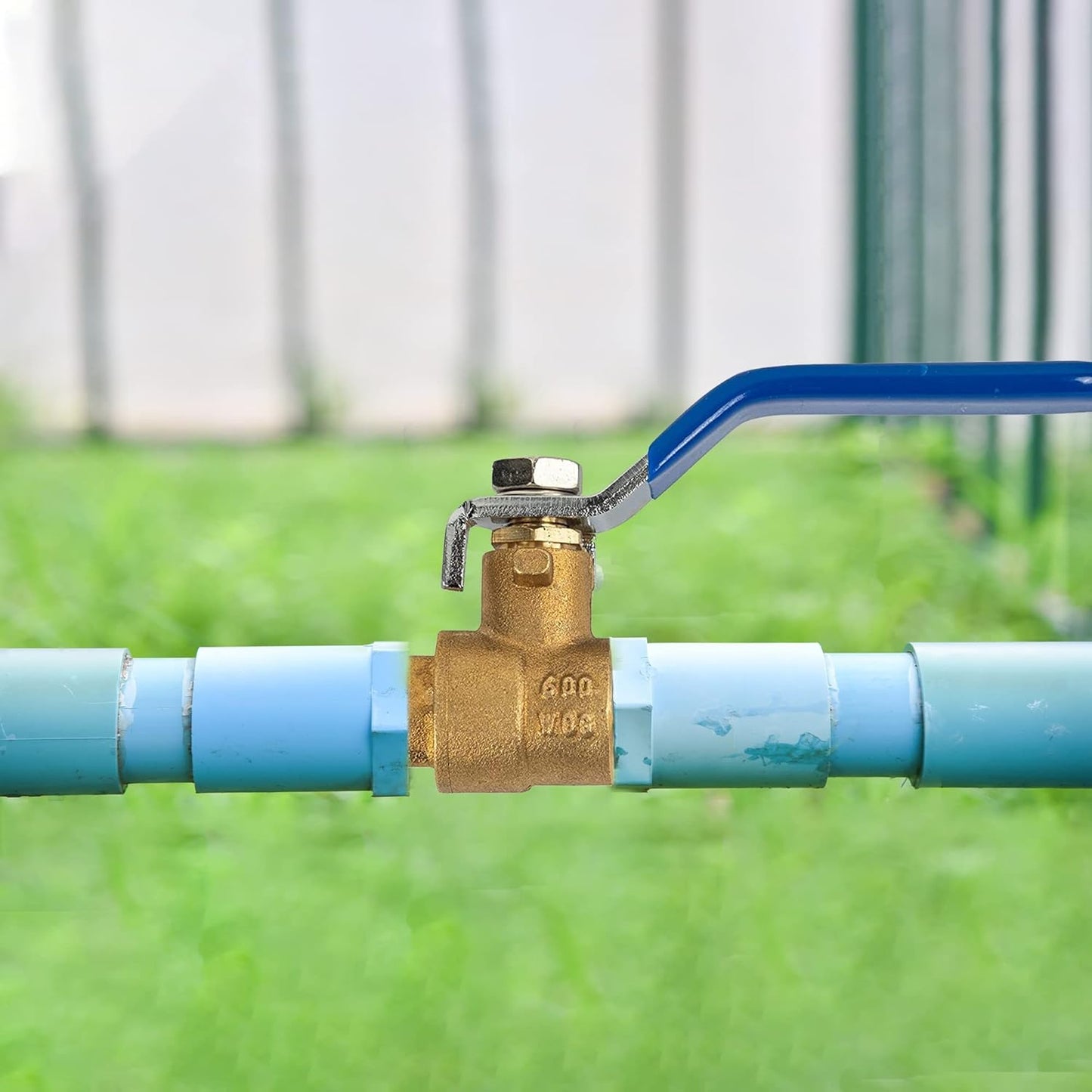 1/2 inch PEX brass shut off ball valve 2 pack — view 8