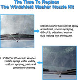 Dodge Ram Jeep windshield washer nozzles kit — view 4
