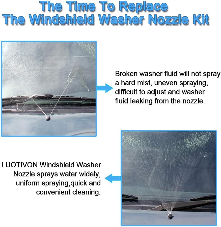 Dodge Ram Jeep windshield washer nozzles kit — view 4