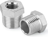 Stainless steel reducer hex bushing 10 pack — view 8