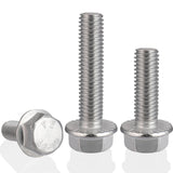 M8 flanged hex head bolts 23 pack — view 3