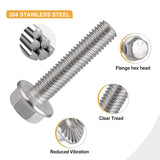 M8 flanged hex head bolts 23 pack — view 4