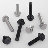 M8 flanged hex head bolts 23 pack — view 6