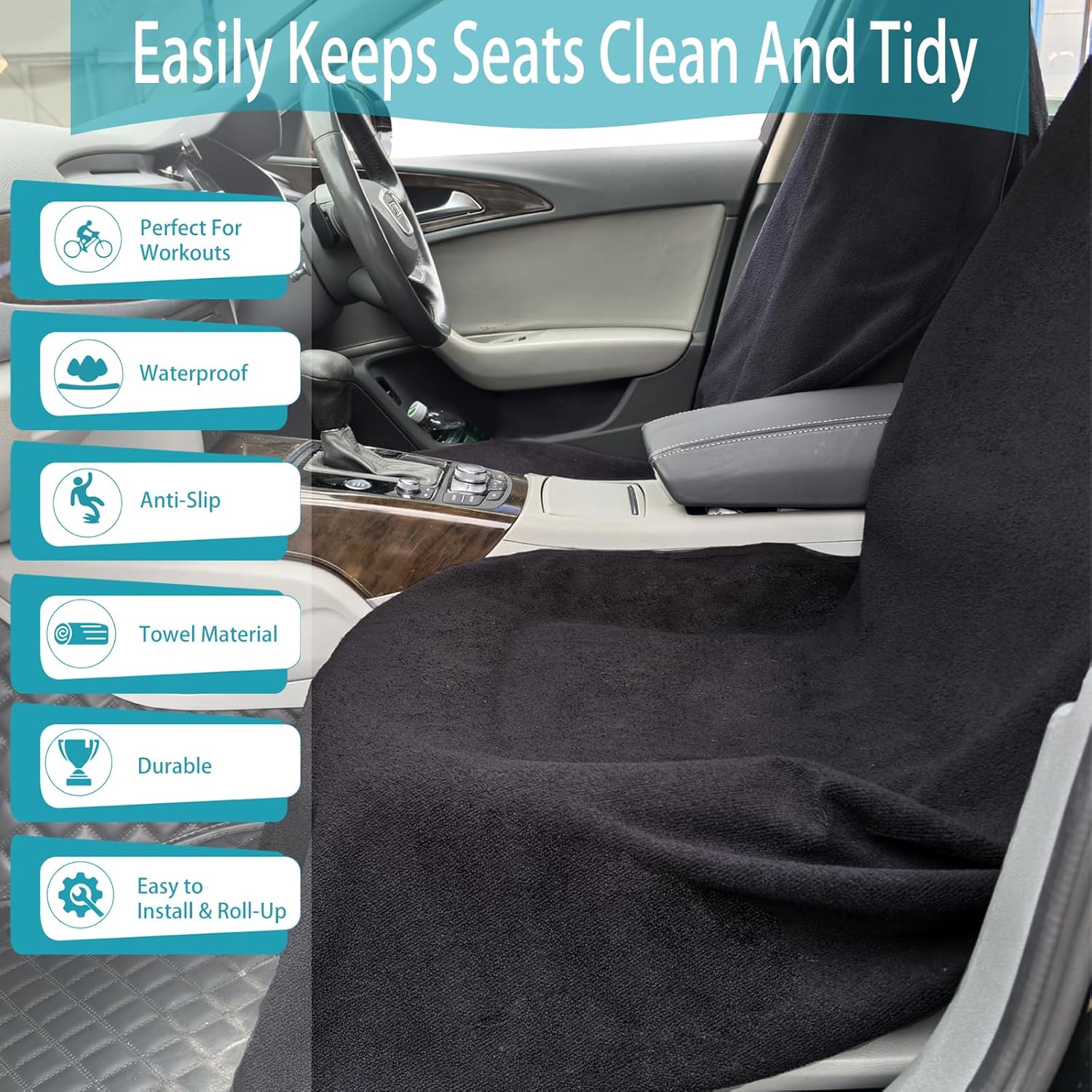 Universal front car seat covers — view 8