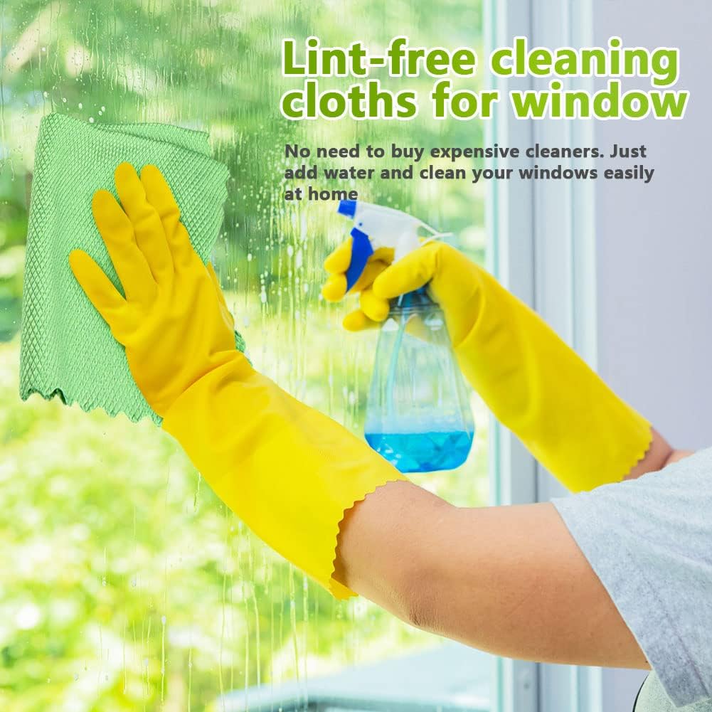 Microfiber glass cleaning cloths 6 pack — view 3
