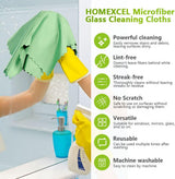 Microfiber glass cleaning cloths 6 pack — view 4