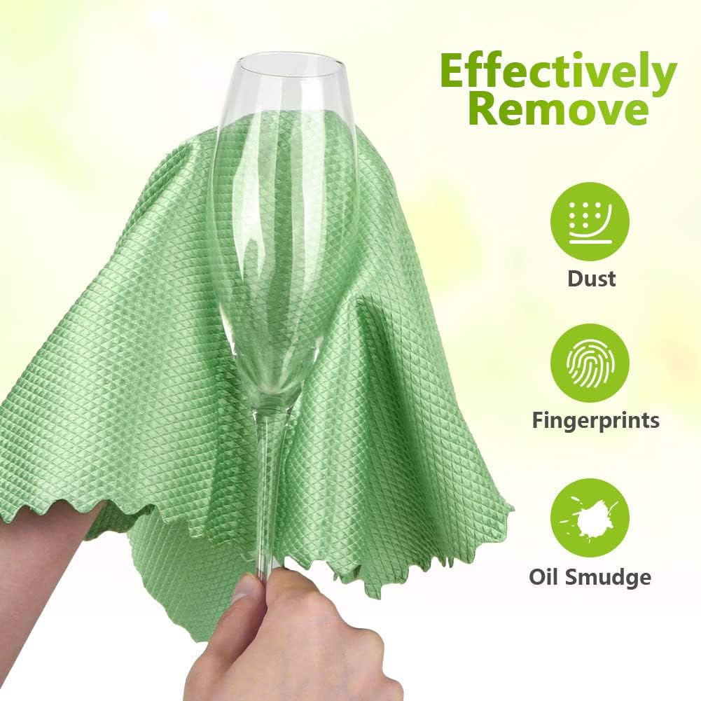 Microfiber glass cleaning cloths 6 pack — view 5
