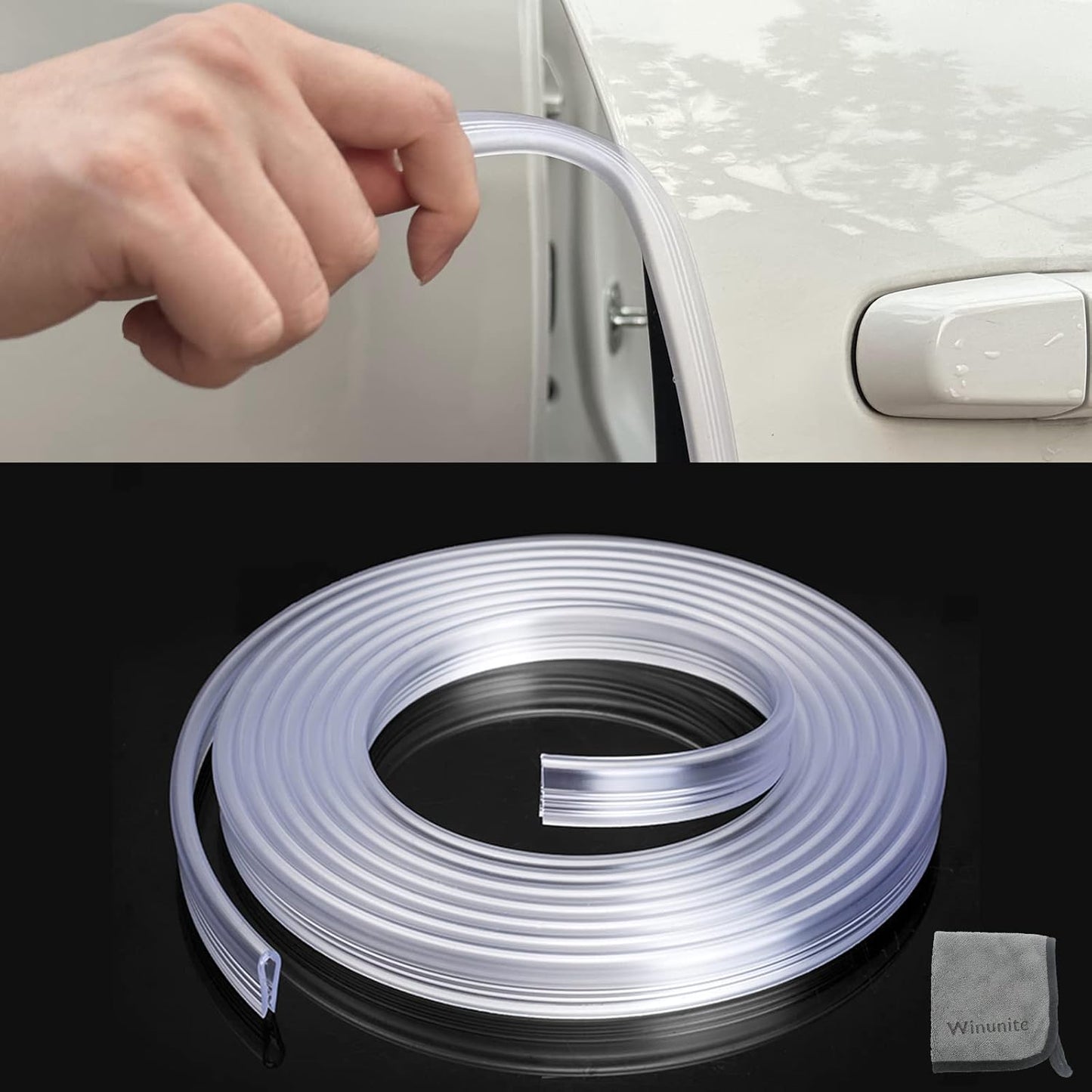 Clear car door edge guard 10m — view 8
