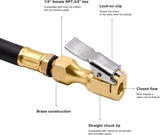 Brass lock-on tyre air chuck — view 5