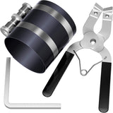 Adjustable piston ring compressor tool kit — view 3