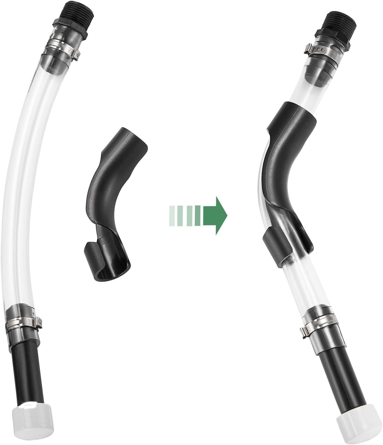 Gas can spout replacement nozzle — view 4