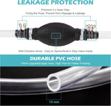 Manual gas siphon hose pump — view 3