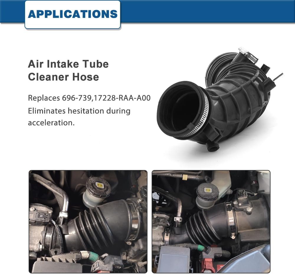 Air Intake Hose Compatible with Honda — view 4