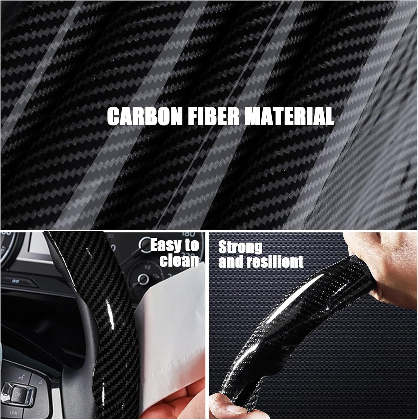Carbon Fibre Steering Wheel Covers 3 — view 4
