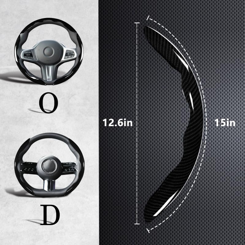 Carbon Fibre Steering Wheel Covers 3 — view 8
