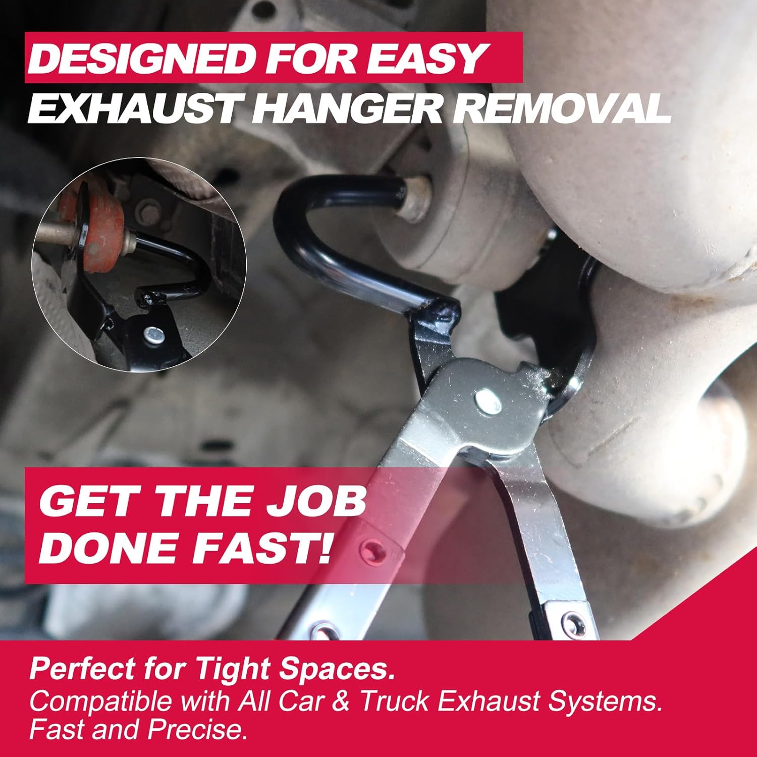 Exhaust Hanger Removal Tool, Heavy-Duty Exhaust — view 5