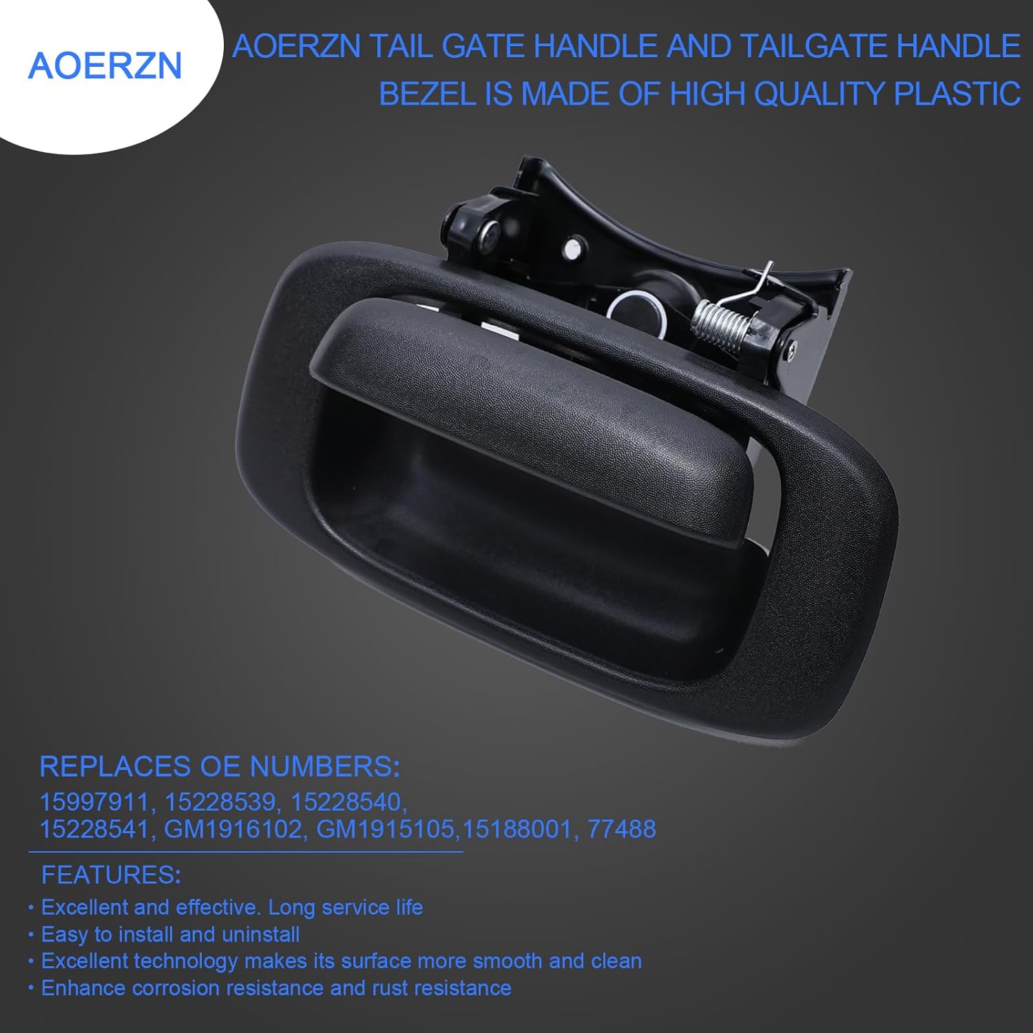 Premium Tailgate Handle Latch and Bezel — view 5