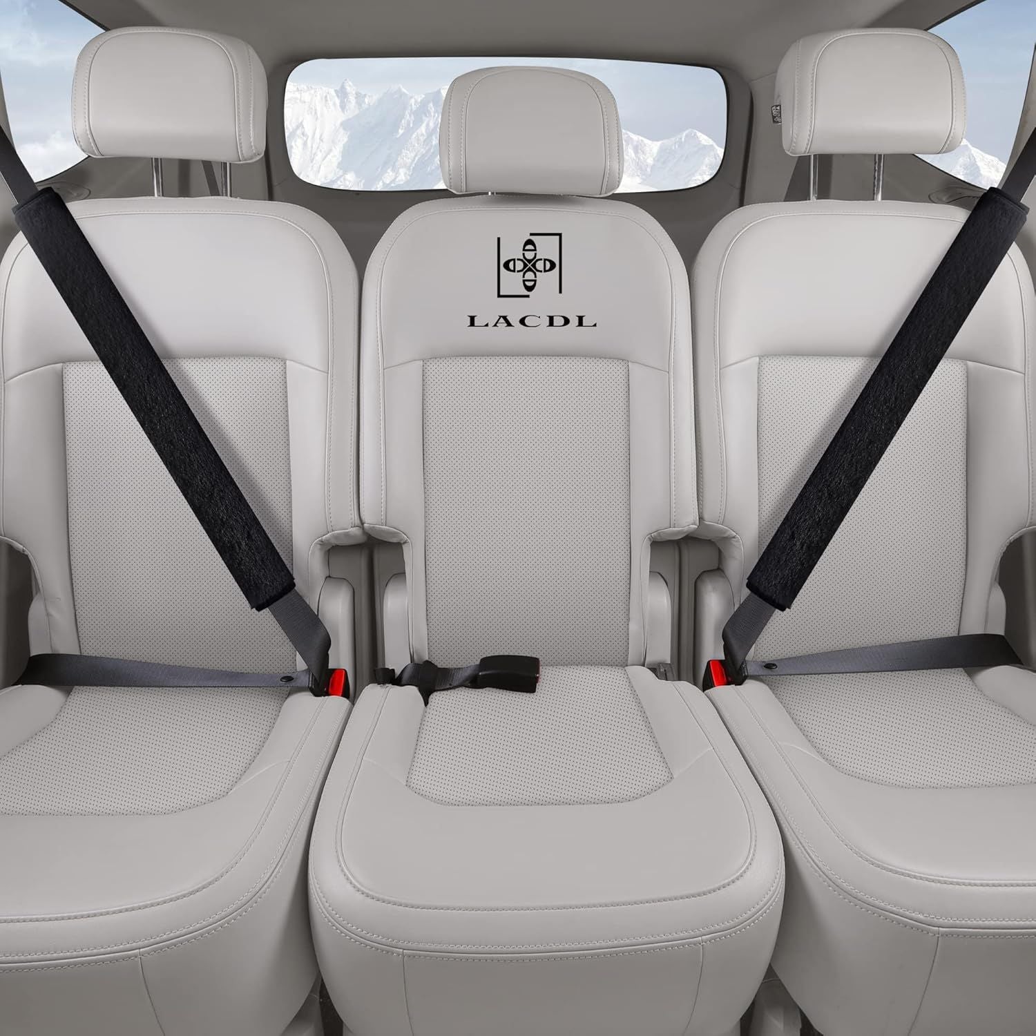 Extra Long Plush Seatbelt Shoulder Pad, — view 4