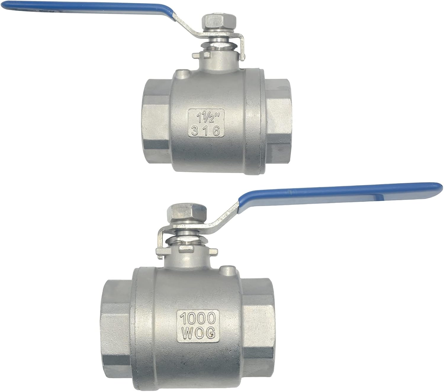 2Pcs 316 Stainless Steel 1.5 Full — view 5