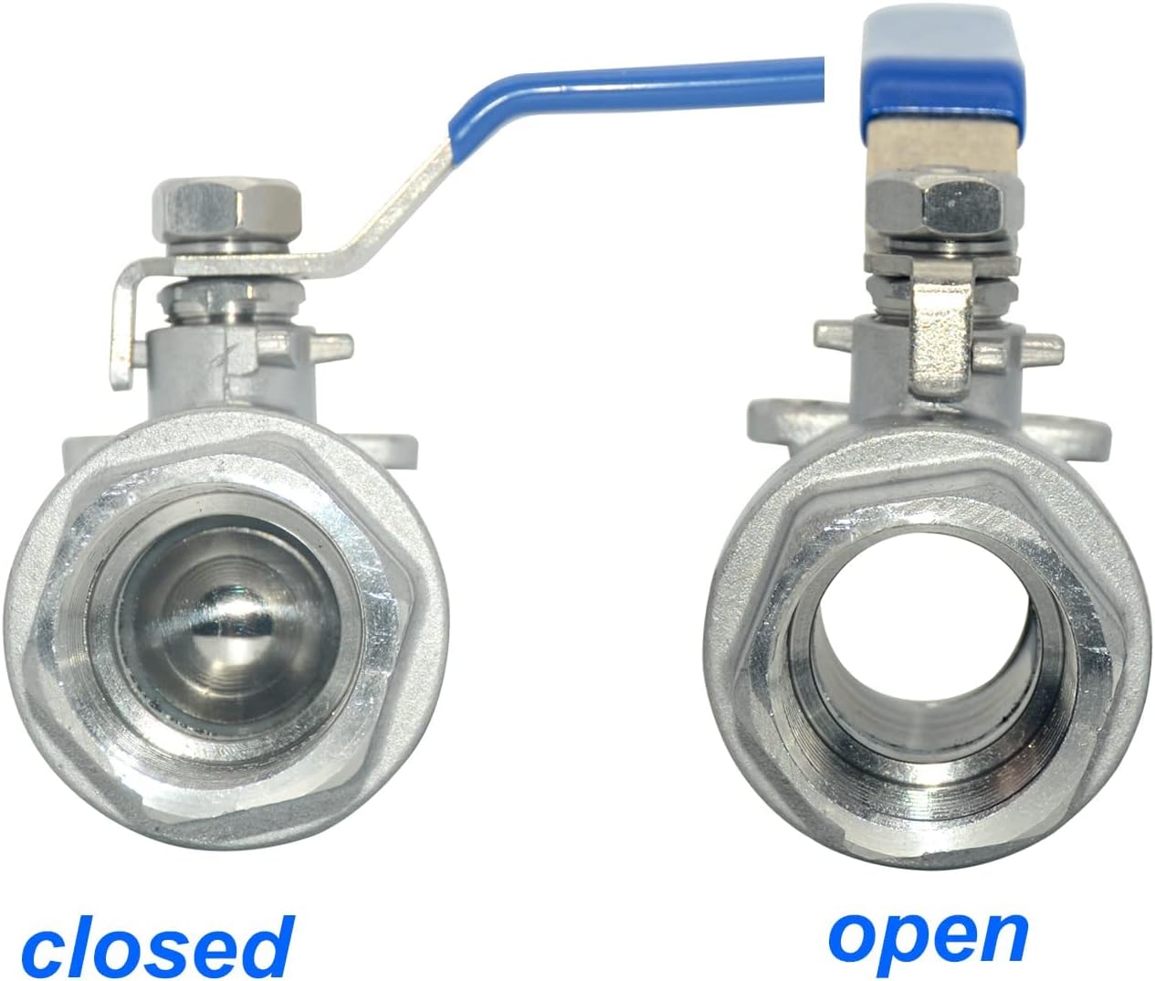 2Pcs 316 Stainless Steel 1.5 Full — view 6
