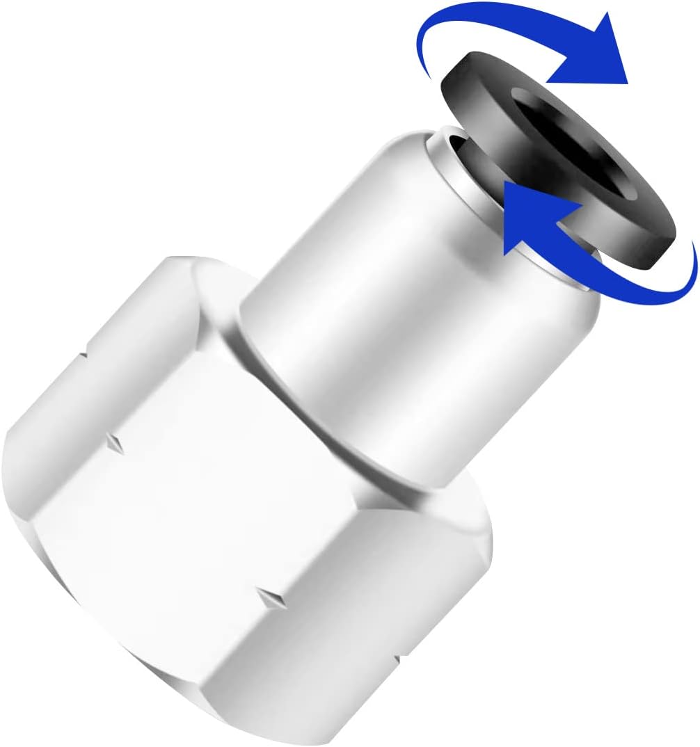3/8 NPT push connect air fittings 5 pack — view 7