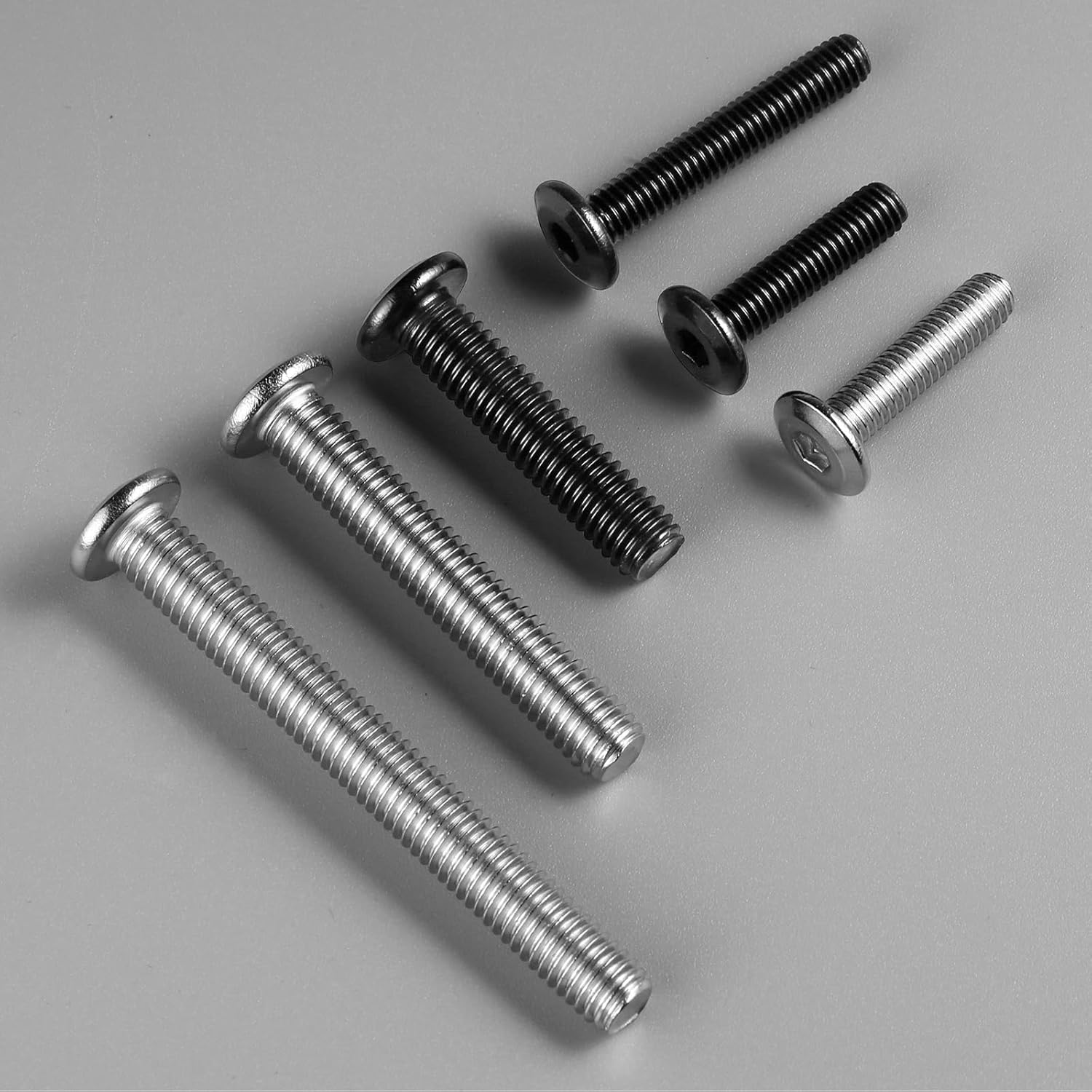 M6 flat head socket cap screws 10 pack — view 7