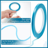 Automotive vinyl masking tape 5 rolls blue — view 4