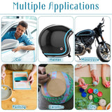 Automotive vinyl masking tape 5 rolls blue — view 7