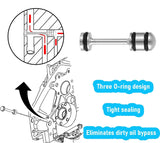 LS billet galley plug oil diverter aluminium — view 4