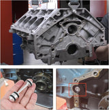 LS billet galley plug oil diverter aluminium — view 5