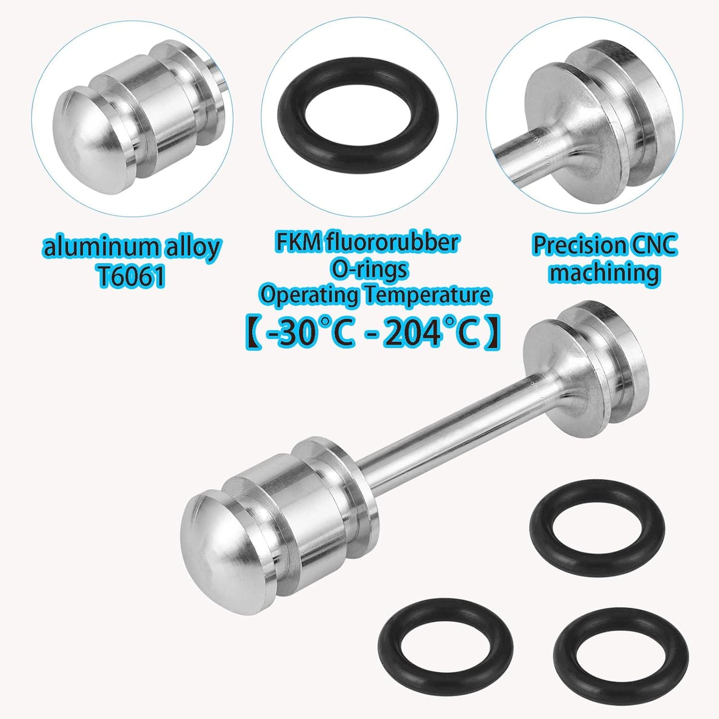 LS billet galley plug oil diverter aluminium — view 6