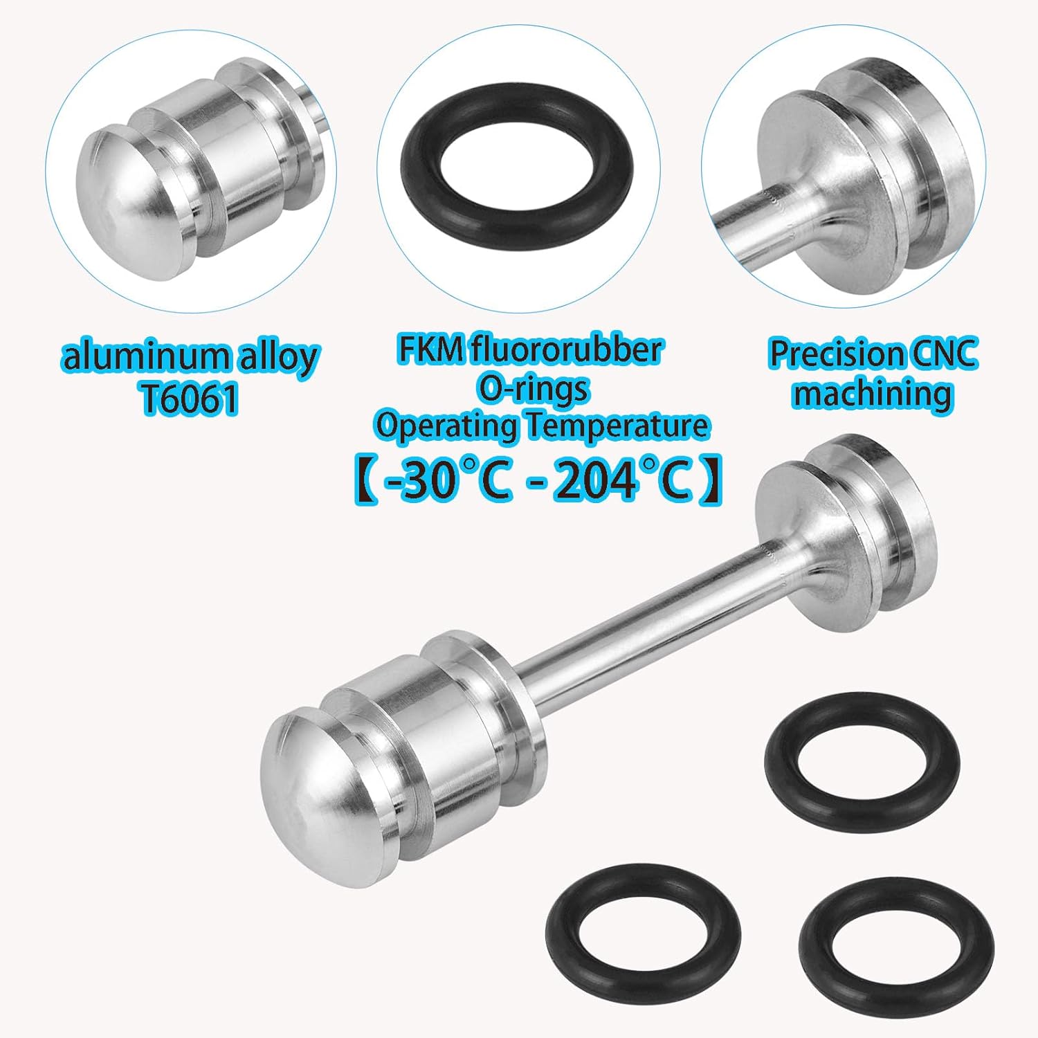 LS billet galley plug oil diverter aluminium — view 6
