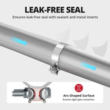 3.0 inch stainless steel exhaust clamp — view 6