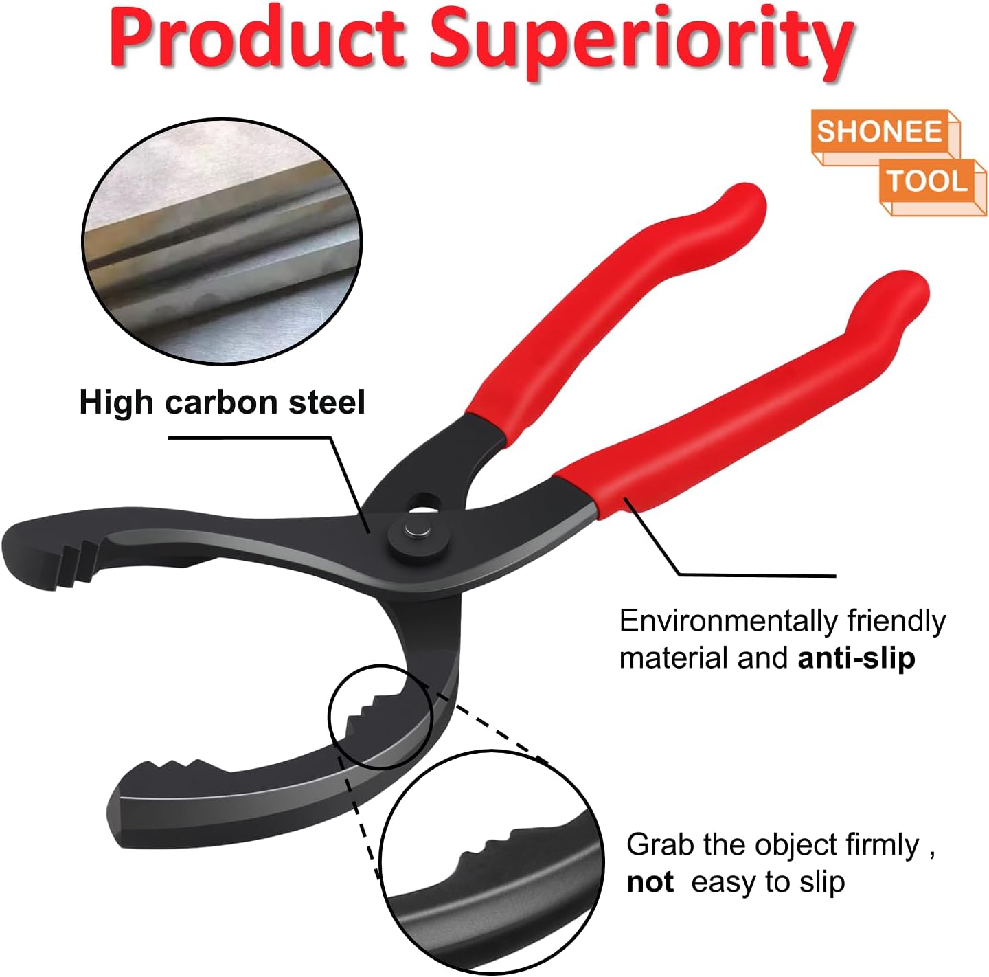 Oil Filter Wrench (L:12, Jaw Capacity: — view 3