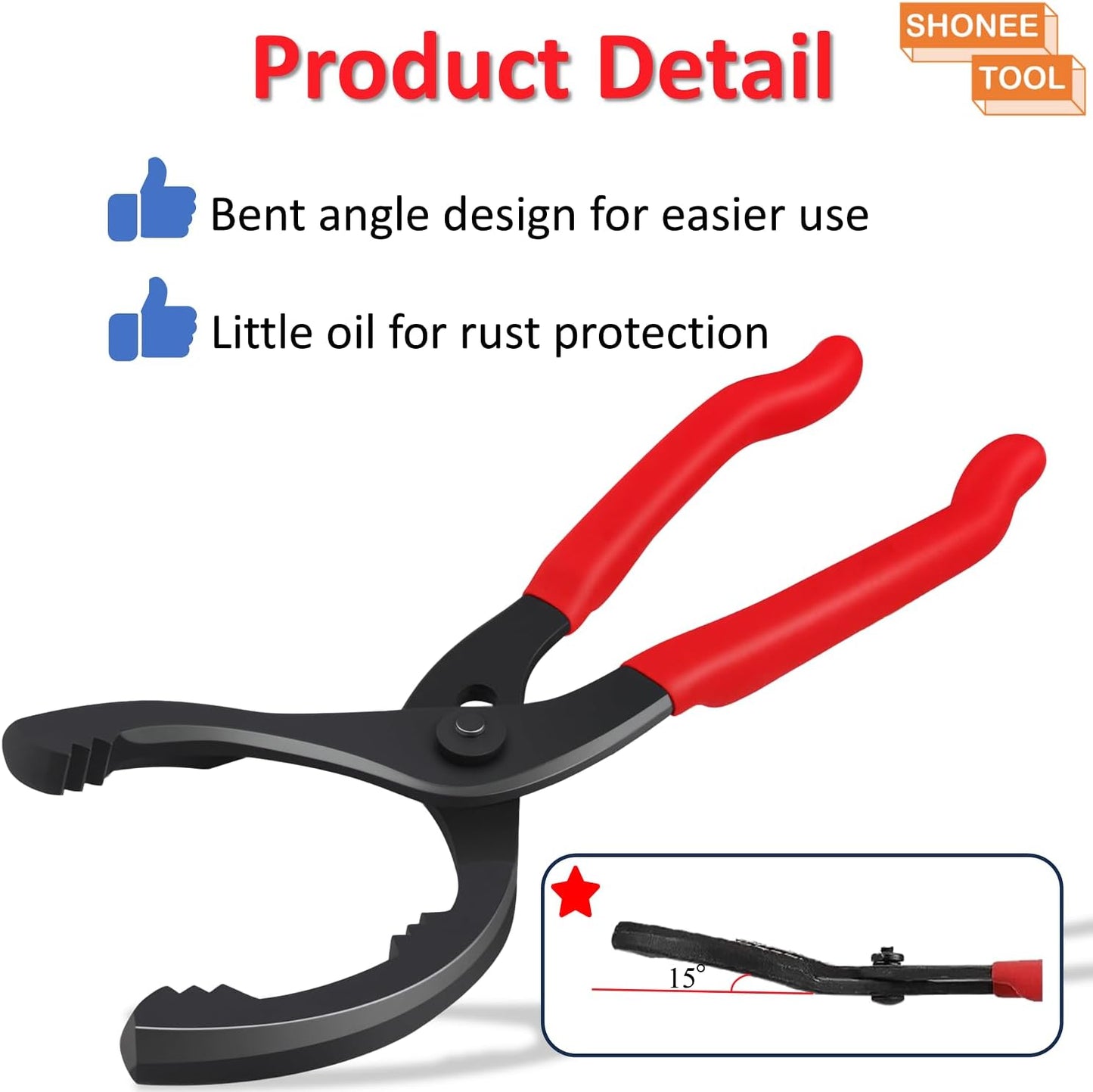 Oil Filter Wrench (L:12, Jaw Capacity: — view 6